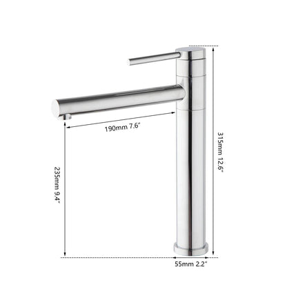 JIENI Bathroom Basin Faucet Vessel Sink - Loft&Timber