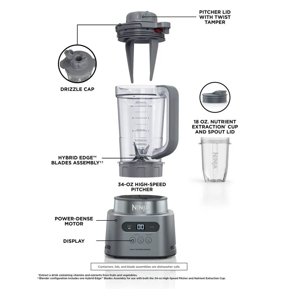High-Speed Blender with Twist Tamper