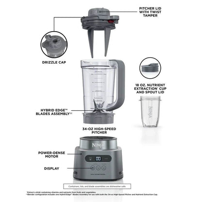 High-Speed Blender with Twist Tamper