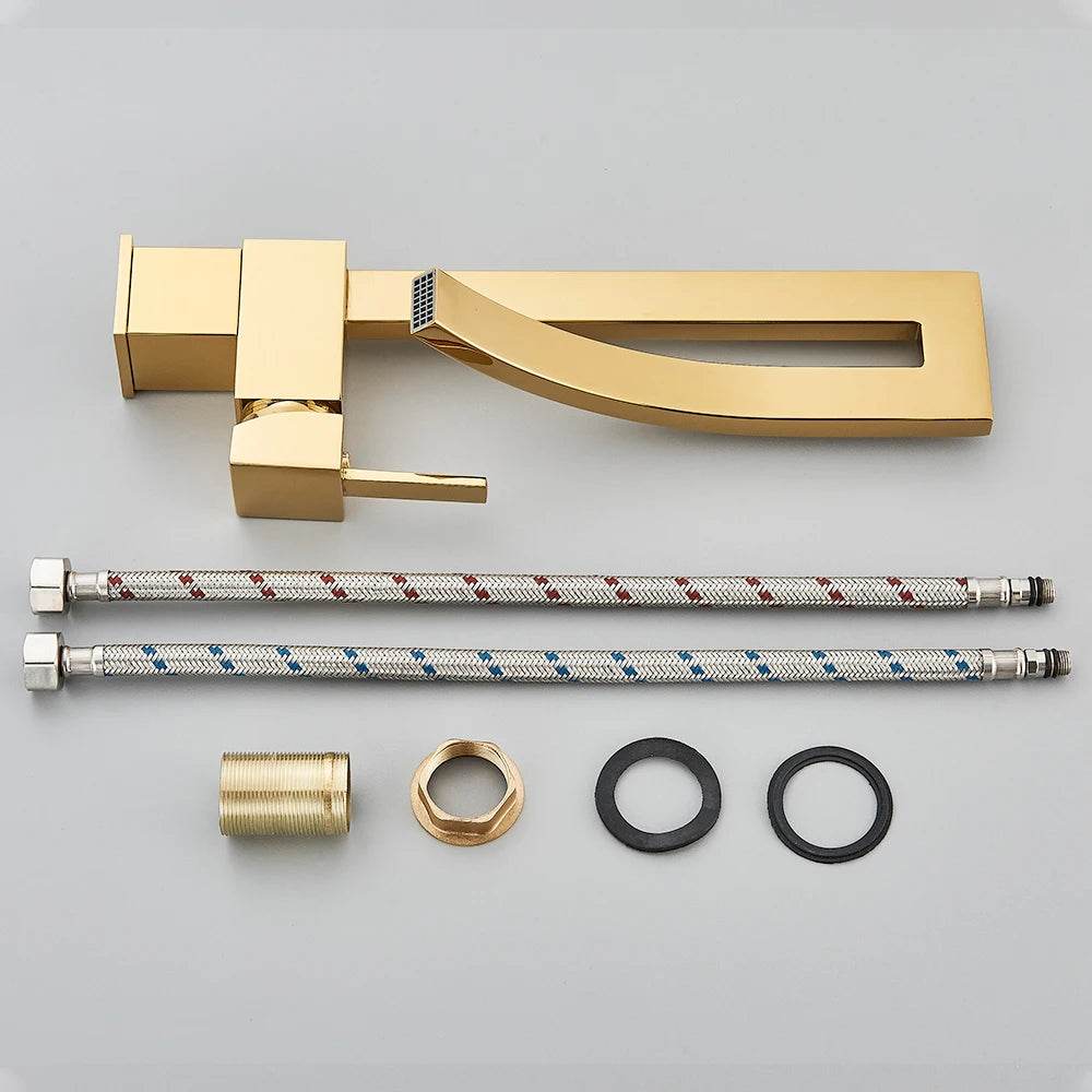 Gold Bathroom Basin Faucet - Loft&Timber