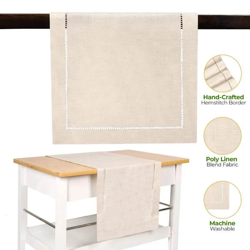 Linen Table Runner 13 x 72 Inches - Loft&Timber