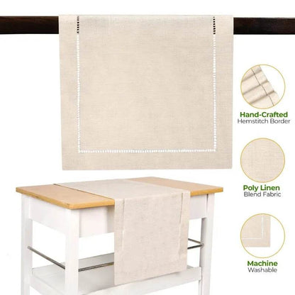 Linen Table Runner 13 x 72 Inches - Loft&Timber