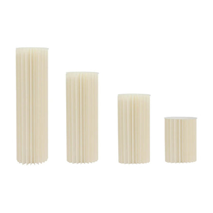 4Pcs Foldable Cardboard Flower or cake Stand (40+60+80+100cm) - Loft&Timber