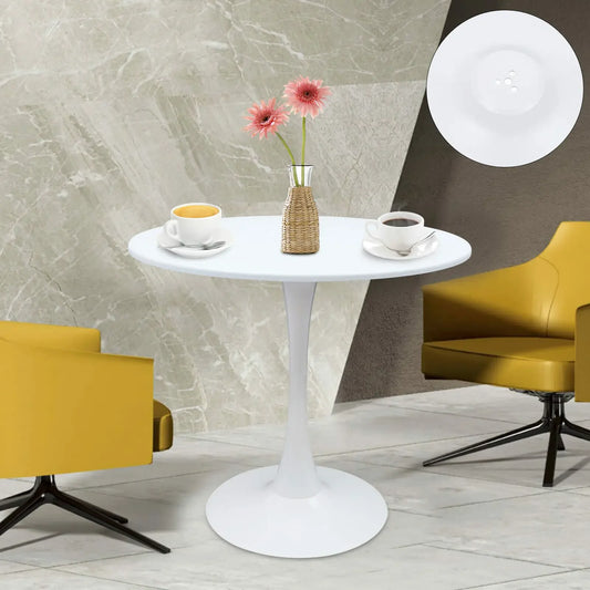 31.5" Round Tulip Pedestal Dining Table - Loft&Timber