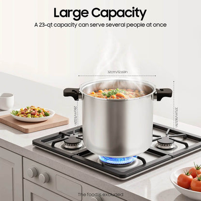 22L 90kpa Stovetop Pressure Cooker - Loft&Timber