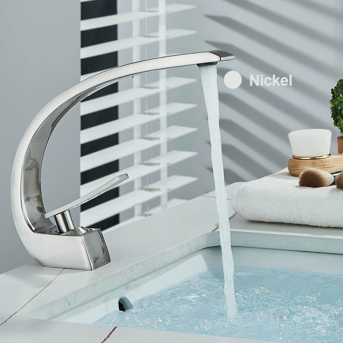 FMHJFISD Chrome Basin Faucet Stainless Steel - Loft&Timber