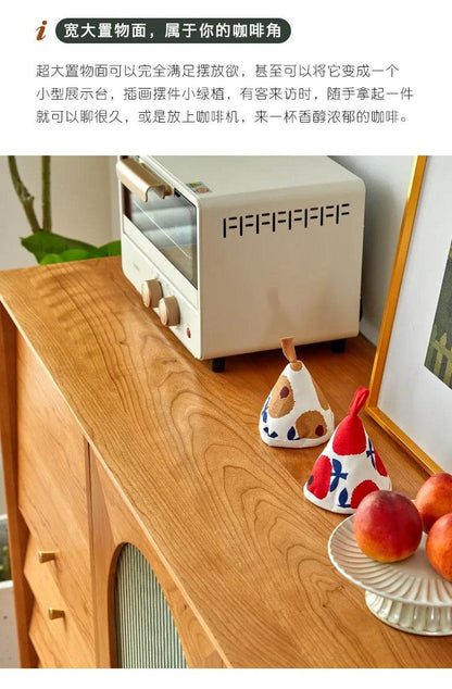 Japanese Vintage Solid Wood Sideboard - Loft&Timber