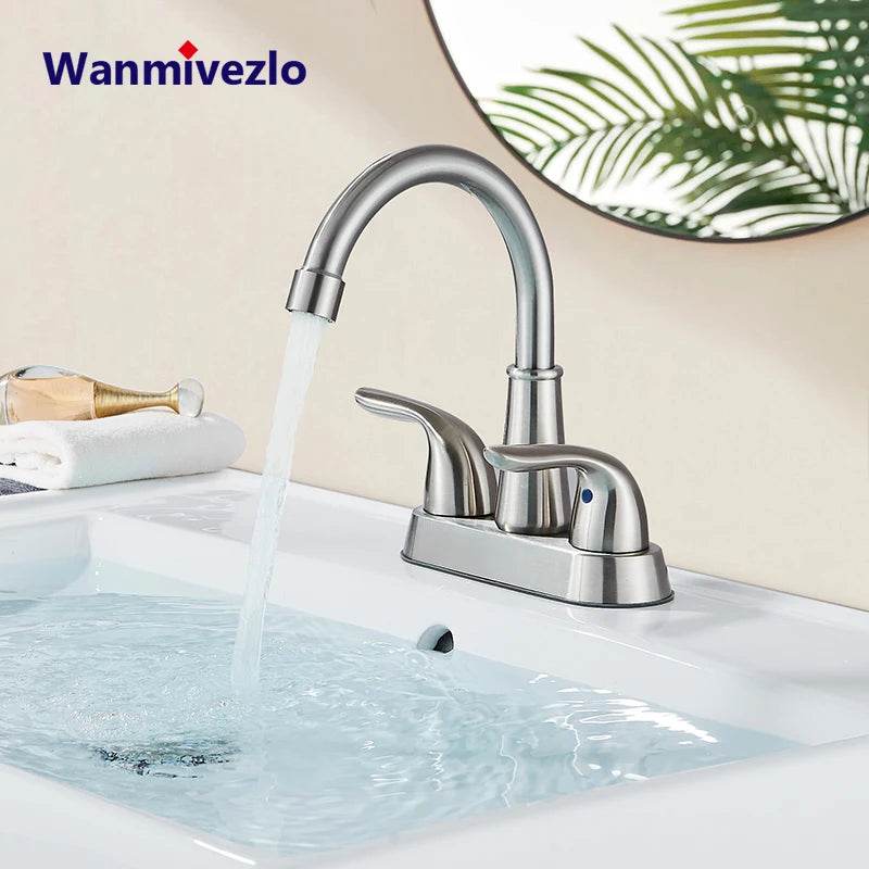 Wanmivezlo Integrated Basin Brass Sink Faucet - Loft&Timber