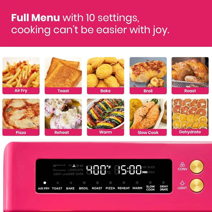 Limited Edition Happy Pink Infrared Heating Air Fryer - Loft&Timber