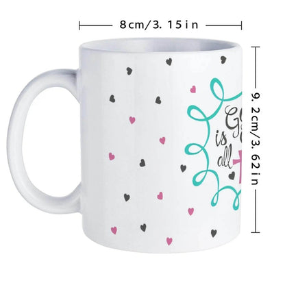 God Is Good All The Time2 Coffee Mugs, 11oz Cute Mugs - Loft&Timber