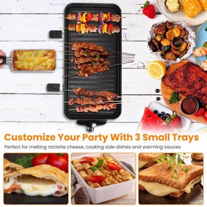 1500W Electric Indoor Grill 2 in 1 Electric Gill with Grill - Loft&Timber