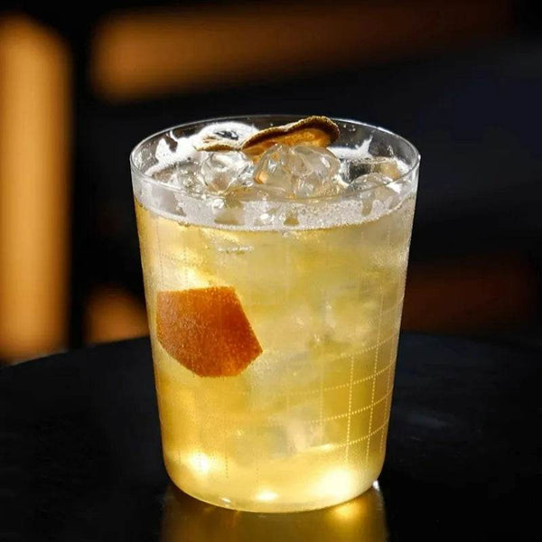 Ultra-Thin Etched Collins Glass Cup, Highball
