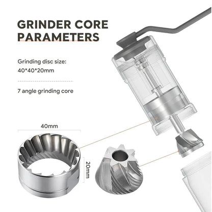 iCafilas Upgrade Manual Coffee Grinder Professional - Loft&Timber