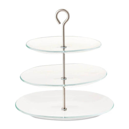 3-Tier Glass Dessert Stand - Loft&Timber