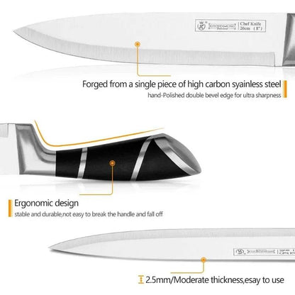 Kitchen Knife Set 9pcs Stainless Steel - Loft&Timber