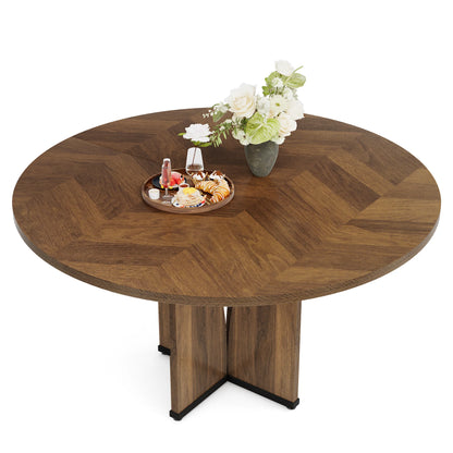 Tribesigns 39" Round Conference Table for 4 - Loft&Timber