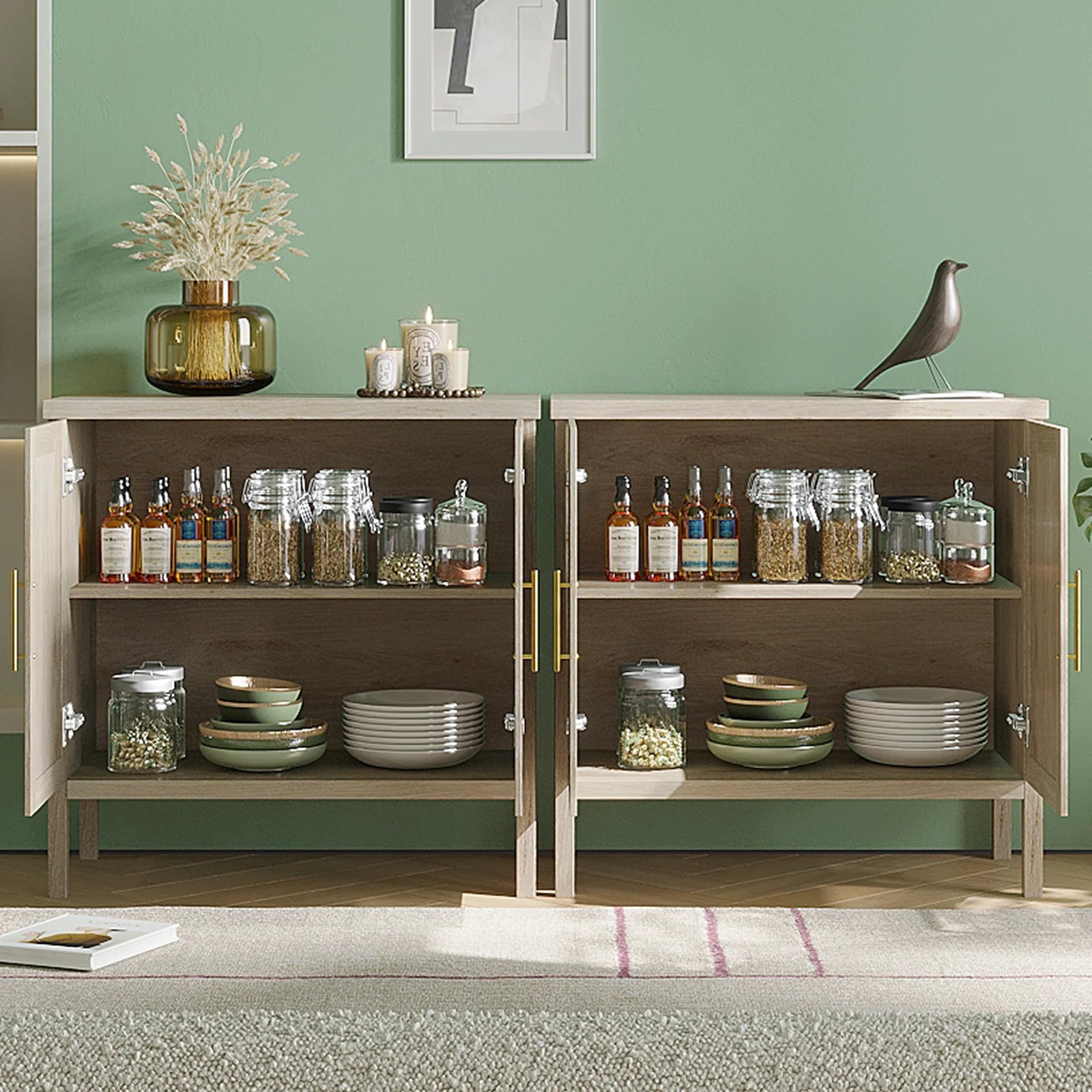 31" Rattan Sideboard - Loft&Timber