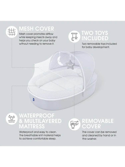 Lounger Nest – Foldable Travel Bassinet - Loft&Timber