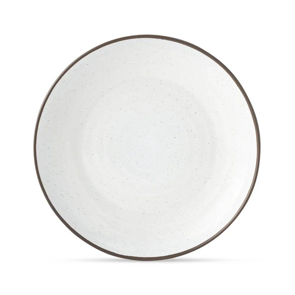 Ceramic Salad Plate Rustic Round Dinnerware Dishwasher Microwave Safe