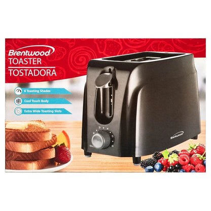 Cool Touch Toaster 2 Slice with 6 Browning Settings