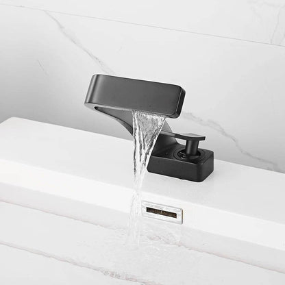 BAKALA Bathroom Deck Mounted Basin Faucet Black - Loft&Timber