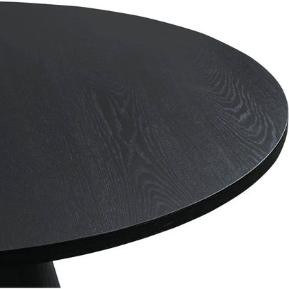 Round Dining Table, Retro Style Wooden Round Dining Table - Loft&Timber