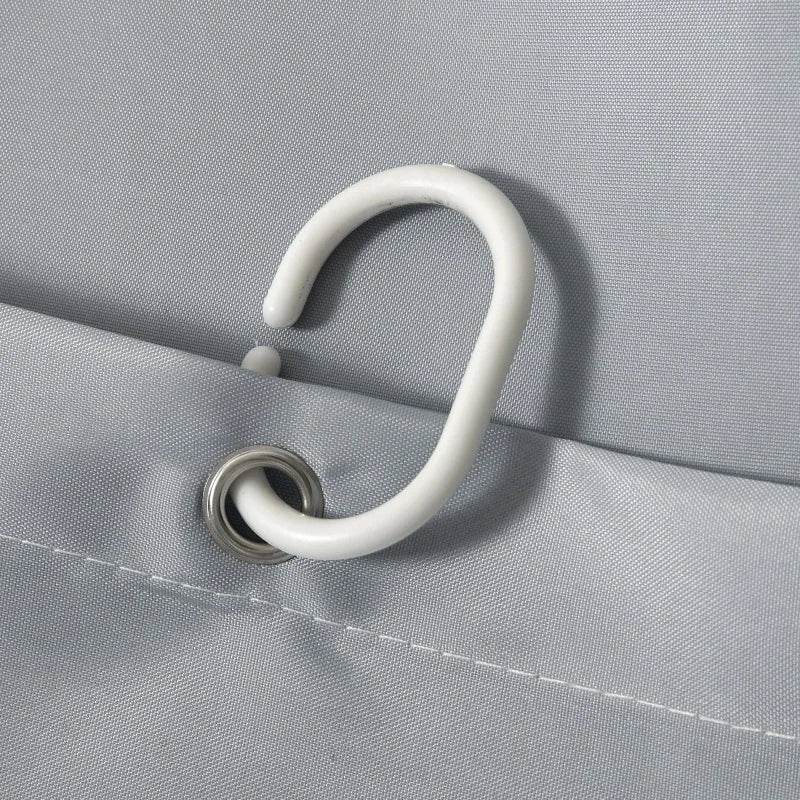 Waterproof Shower Curtain with 12 Hooks - Loft&Timber