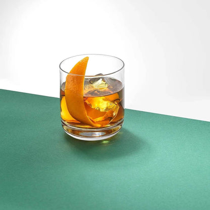 Nova Crystal Whiskey Glasses. Lowball Glasses Set of 4, 10oz - Loft&Timber