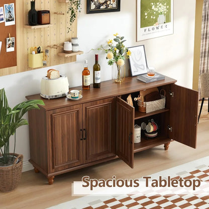 59" Large Sideboard Buffet Cabinet with Storage - Loft&Timber