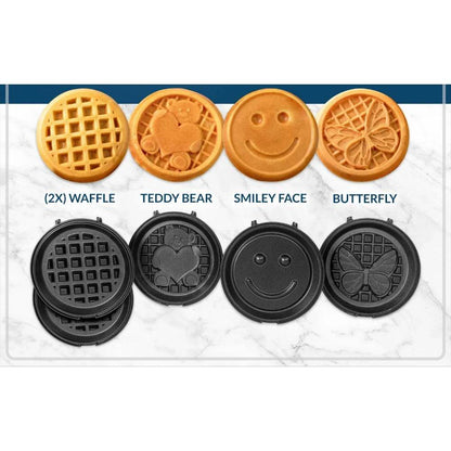 Waffle Maker and Removable 5-Plate Set - Loft&Timber