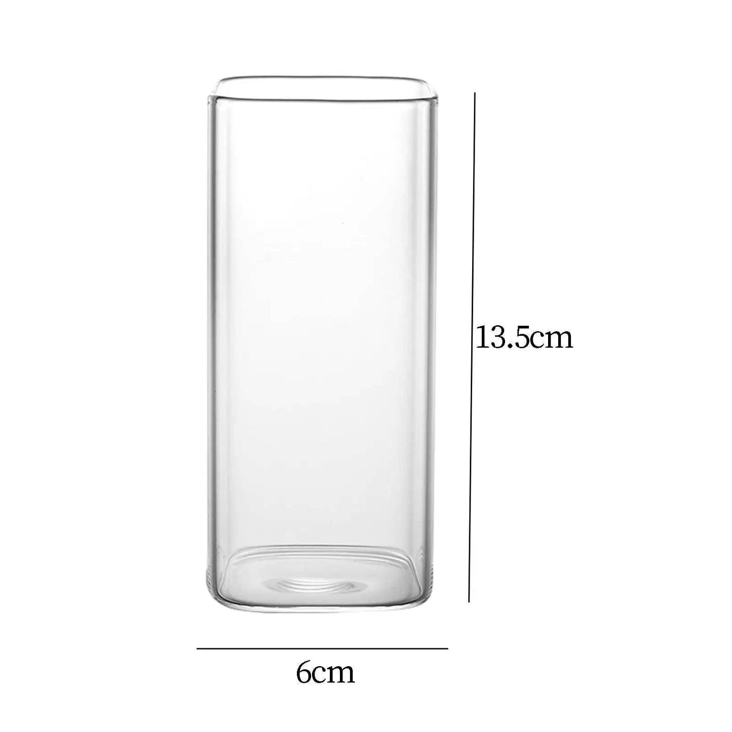 Highball Glass Square Thickened