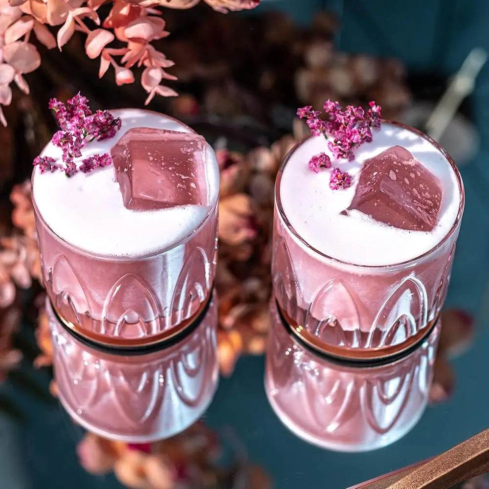 Vintage Art D Crystal Lowball Cocktail Glasses, Set Of 4 - Loft&Timber