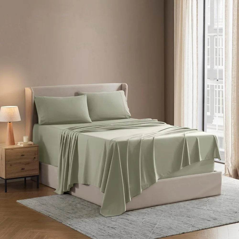 Popular Split King Sheet Set 1800 Ultra-Soft Microfiber Bed Sheets - Loft&Timber