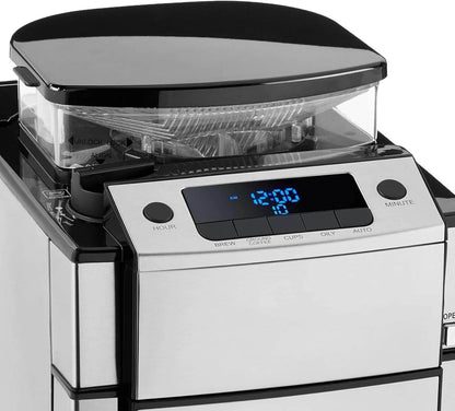 Thermal Carafe Coffee Maker, One Size, Silver, 10 Cup - Loft&Timber