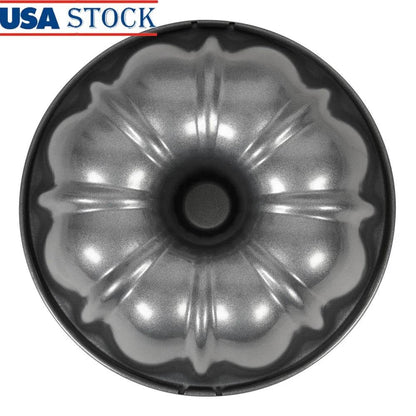 Premium 6 Inch Non Stick Steel Bundt Cake Fluted Tube Baking Pan - Loft&Timber