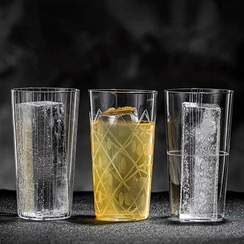Japanese Style Engraved Cocktail Glasses
