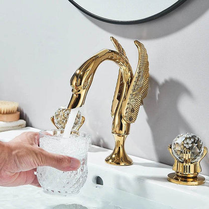 Wanmivezlo Gold Swan Basin Faucet - Loft&Timber