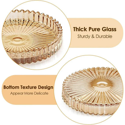 Modern Clear Coaster Set of 5 - Loft&Timber