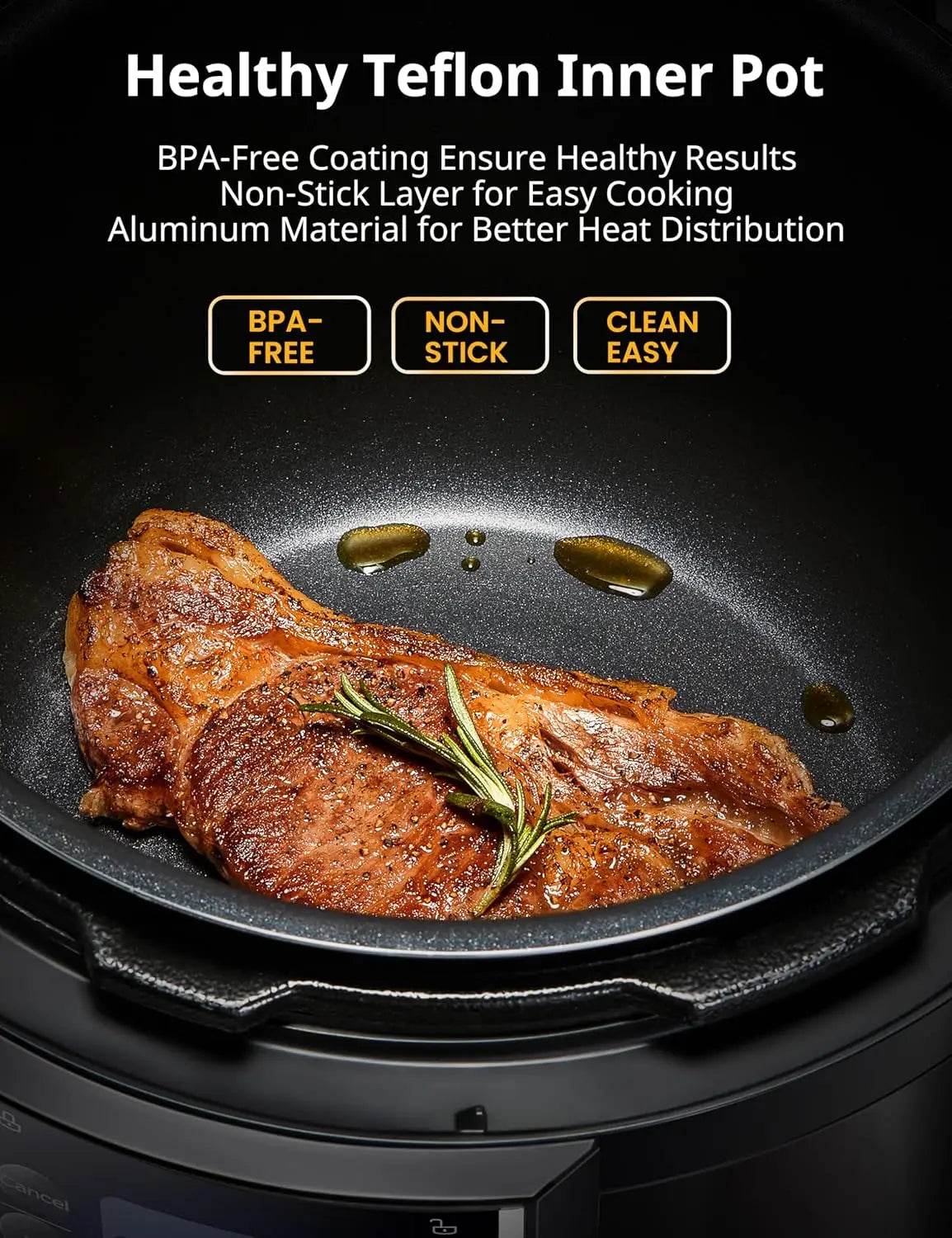 9-in-1 Electric Pressure Cooker - Loft&Timber