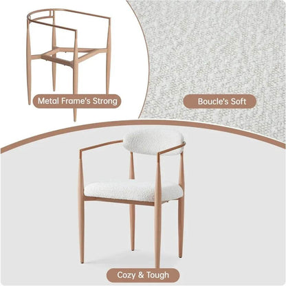 Modern Upholstered Dining Chairs Set of 4 - Loft&Timber