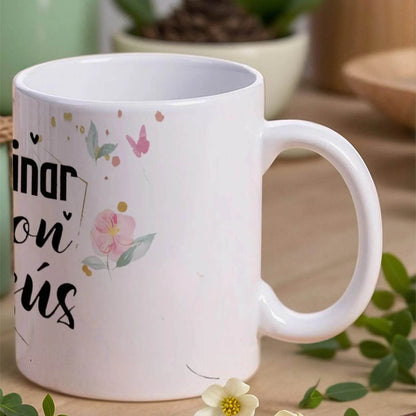 Caminar Con Jesus – A Celebration Of The Resurrection Ceramic Coffee Mug Bible Verse Coffeeware Teaware, 330ml Mug - Loft&Timber