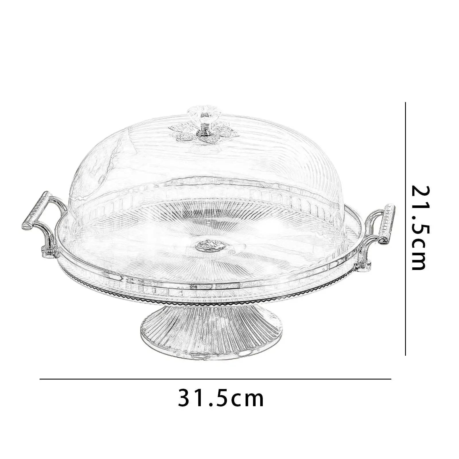 Footed Cake Plate Platter - Loft&Timber