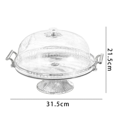 Footed Cake Plate Platter - Loft&Timber