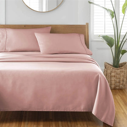 3-Piece Count Cotton Bed Sheet Set, Twin - Loft&Timber