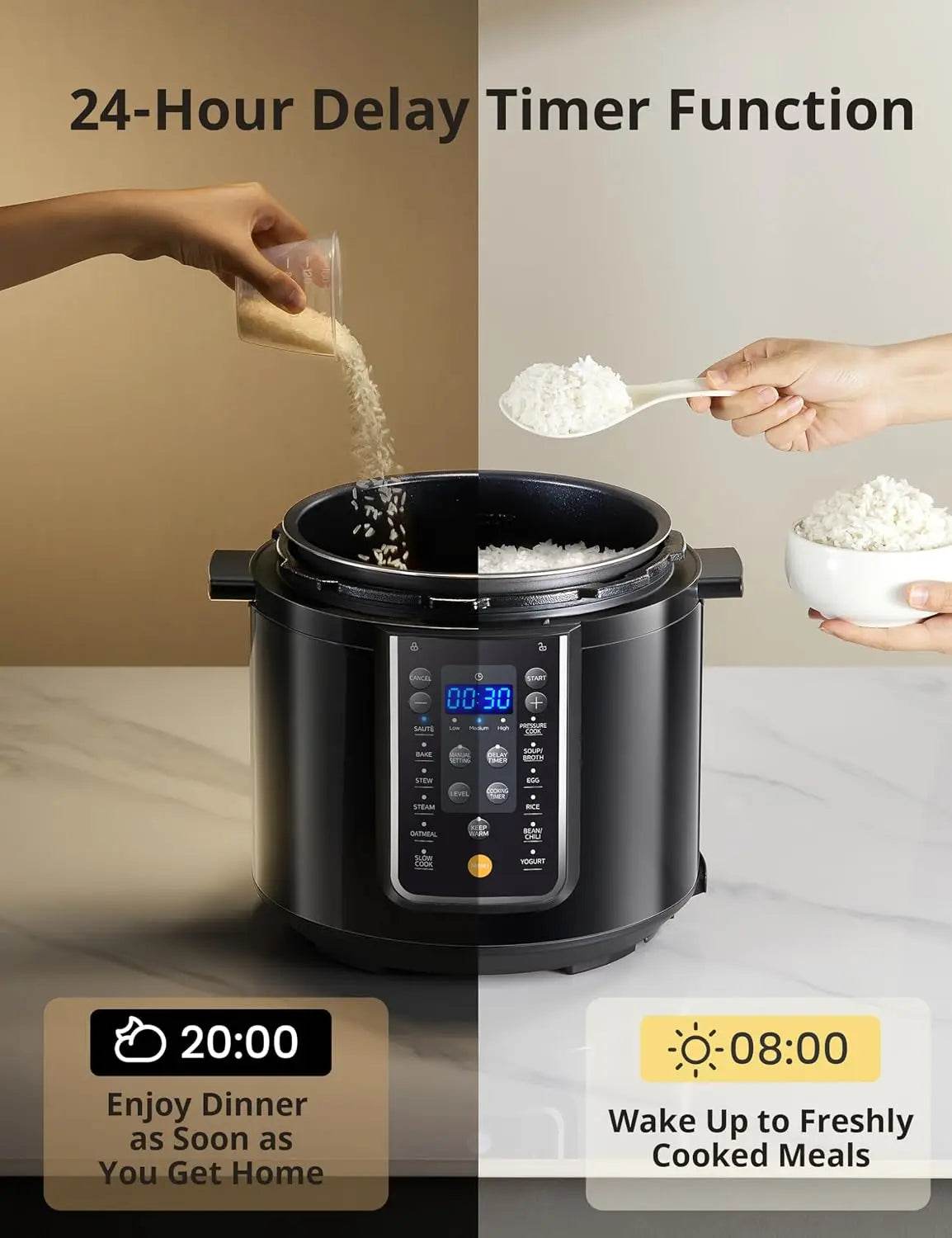 9-in-1 Electric Pressure Cooker - Loft&Timber