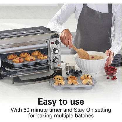 Hamilton Beach 2-in-1 Countertop Toaster Oven - Loft&Timber