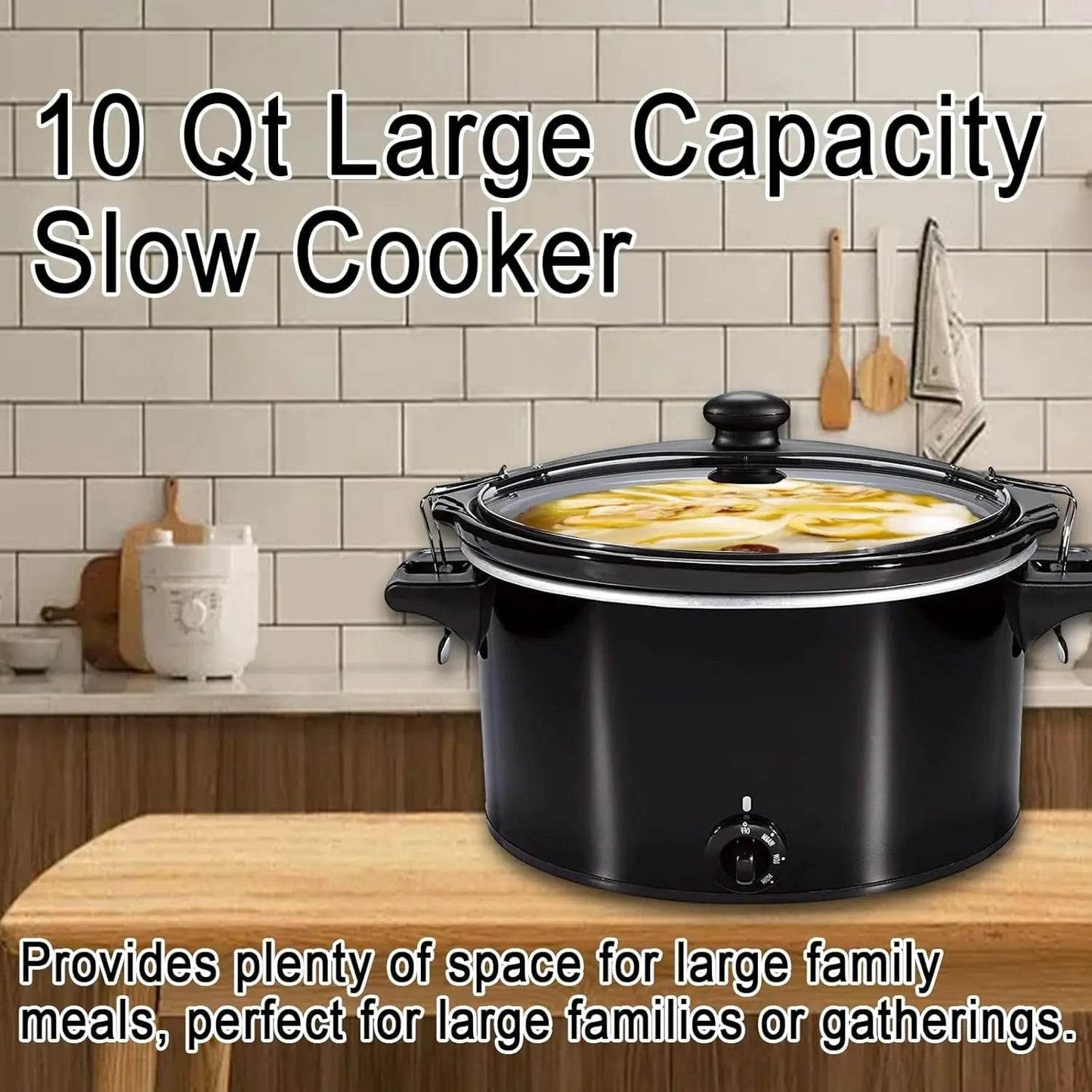 Extra Large 10 Quart Slow Cooker - Loft&Timber