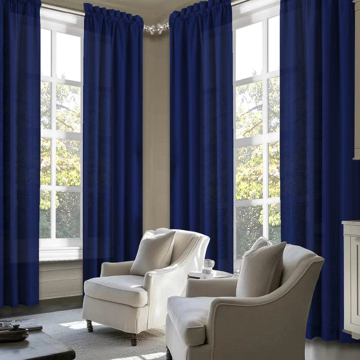 4pcs Light Filtering Curtains - Loft&Timber
