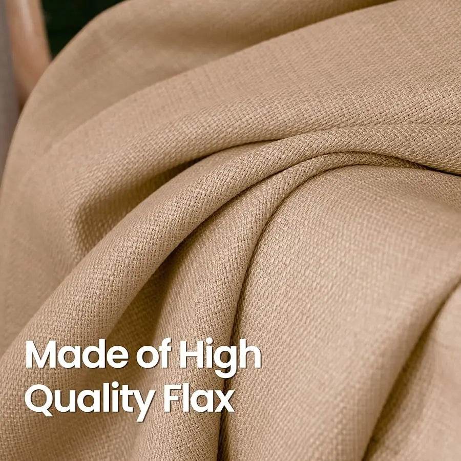 Tan Curtains 84 Inch - Light Filtering - Loft&Timber