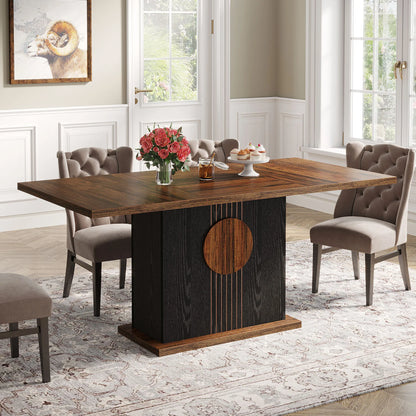 Tribesigns 55" Rectangular Dining Table for 4 to 6 - Loft&Timber